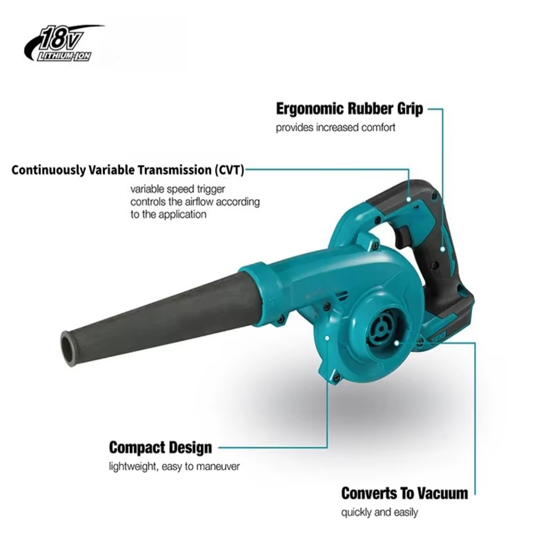 Power Tools Vacuum - For Makita 18V Li-Ion Battery Cordless