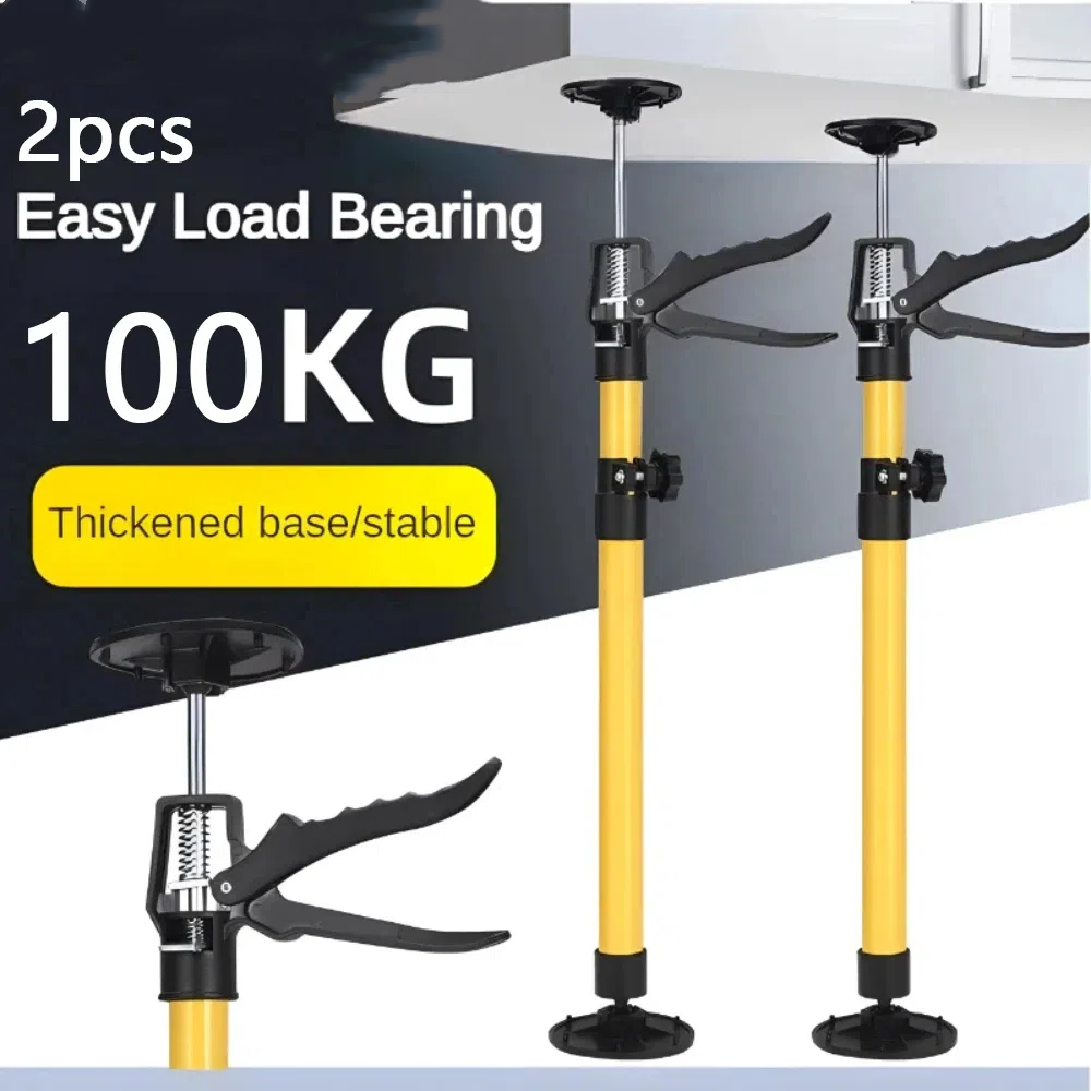 Power Tools For Construction - 2Pcs Labor-Saving Telescopic Steel Support Rod