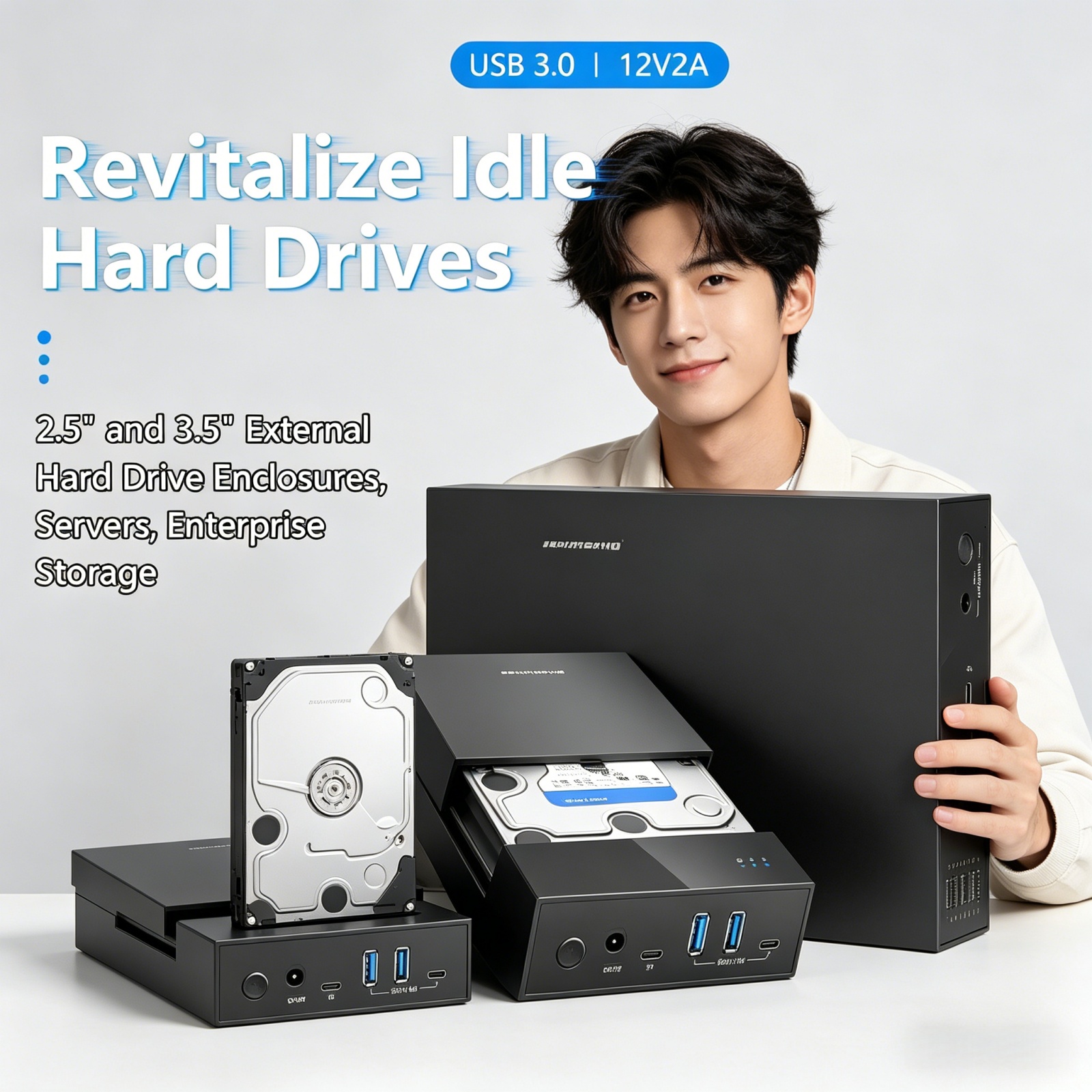 2026 Hot 2.5/3. 5 HDD/SSD Encl – обзор и цена Power Tools Microsoft
