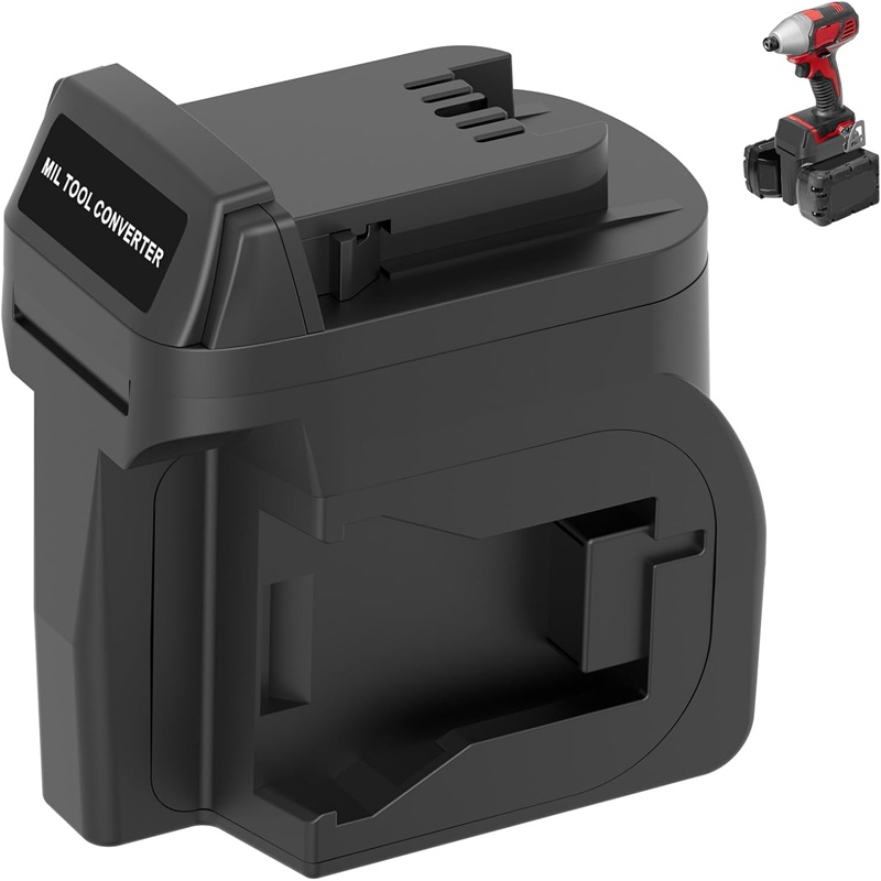 2 in 1 Battery Adapter for Mil – обзор и цена Power Tools Red