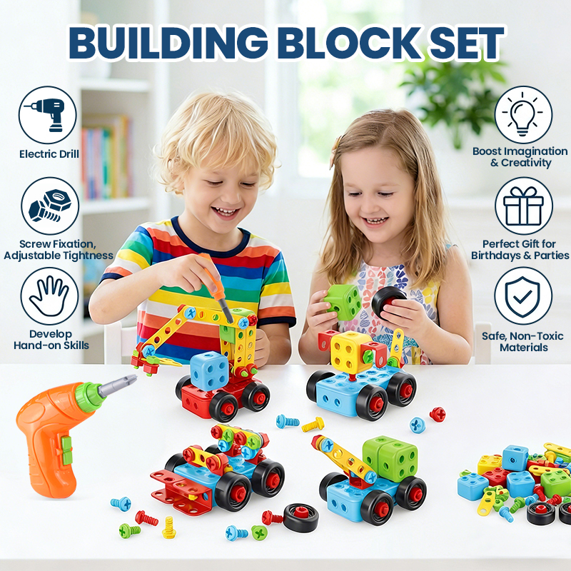 Drill Screwing Building Block  – обзор и цена Power Tools For Construction