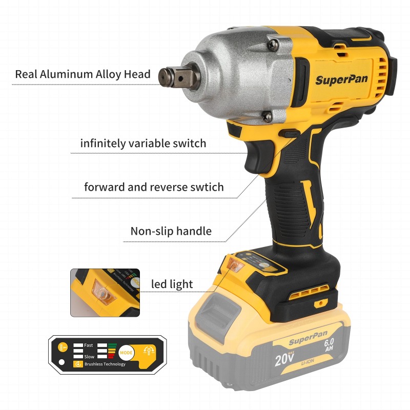 Brushless Cordless Impact Wren – обзор и цена Power Tools For Construction