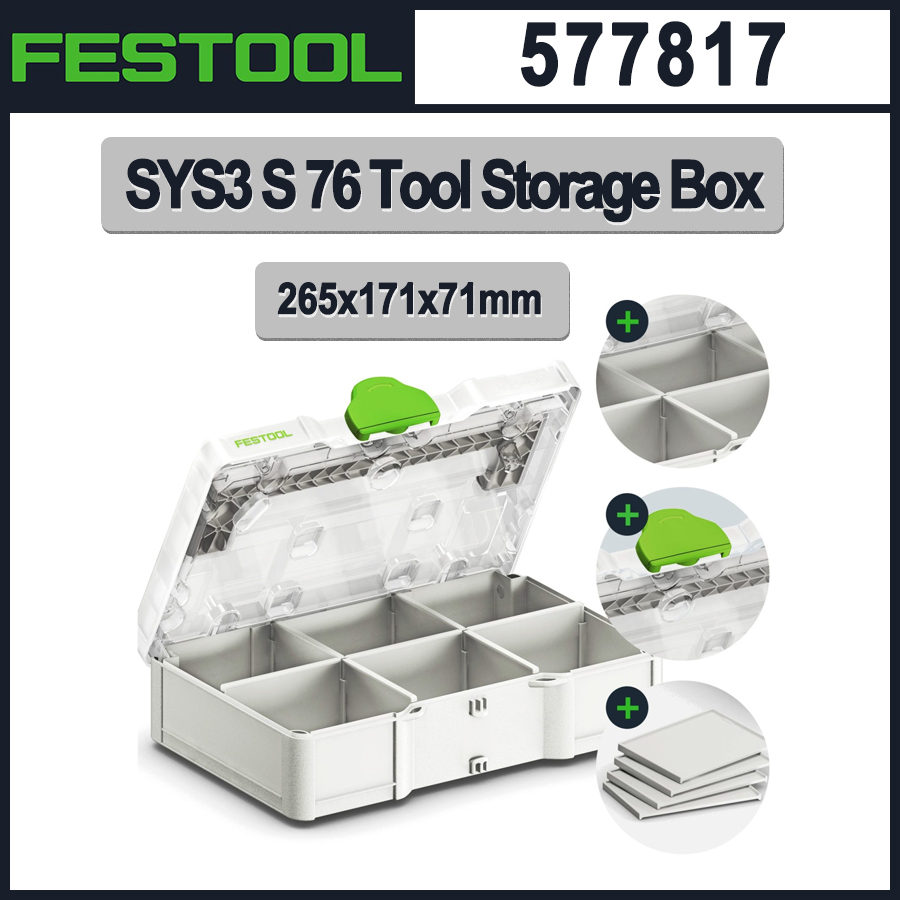 FESTOOL SYS3 S 76 Tool Storage – обзор и цена Power Tools Festool