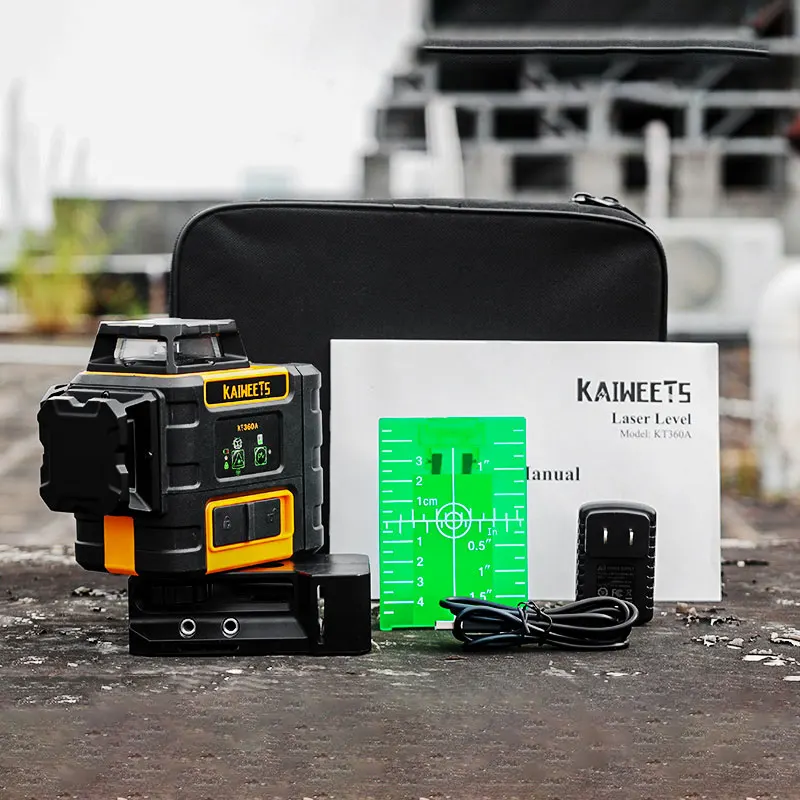 KAIWEETS KT360A 3D Cross Line  – обзор и цена Power Tools Green Color