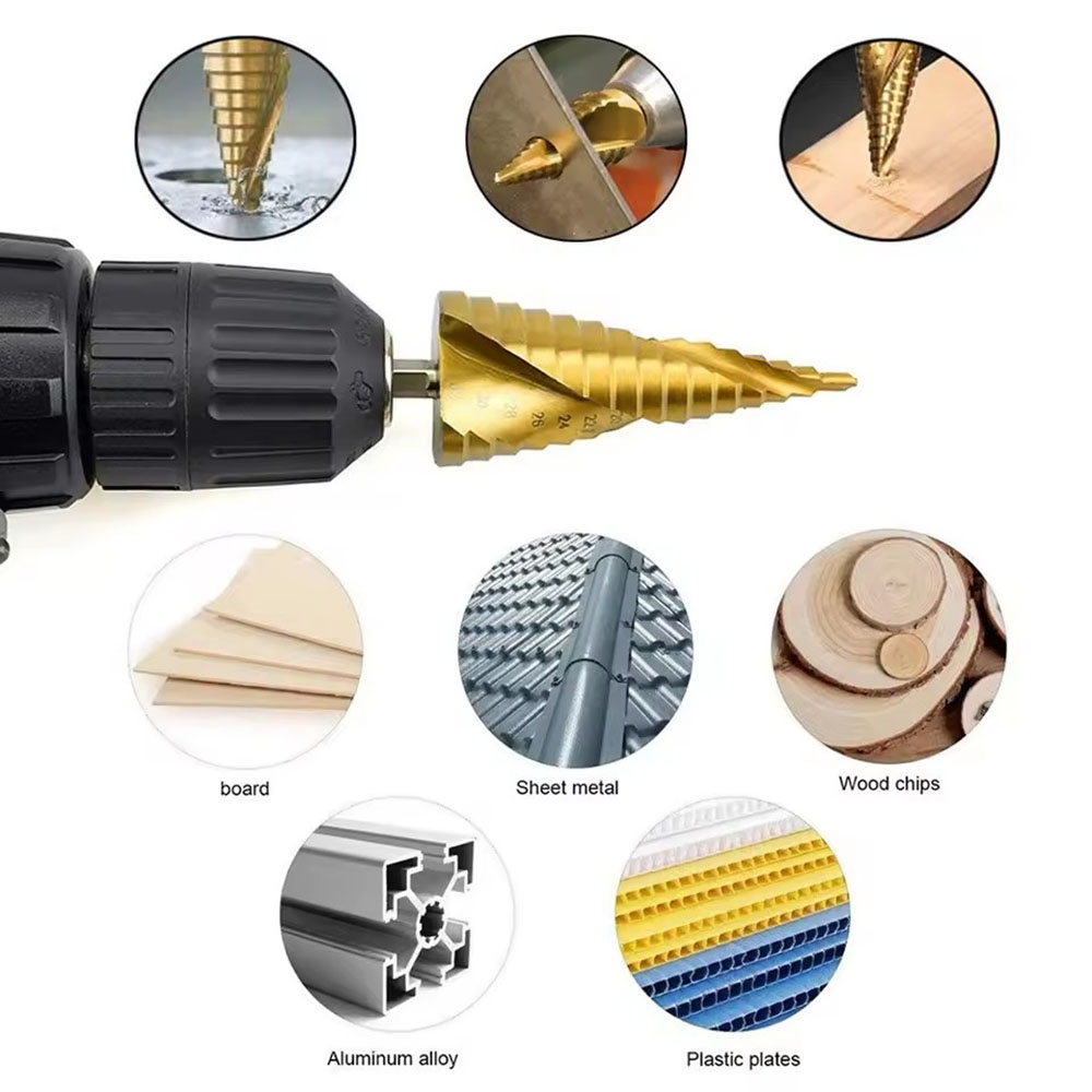 Titanium plated step drill, he – обзор и цена Power Tools World