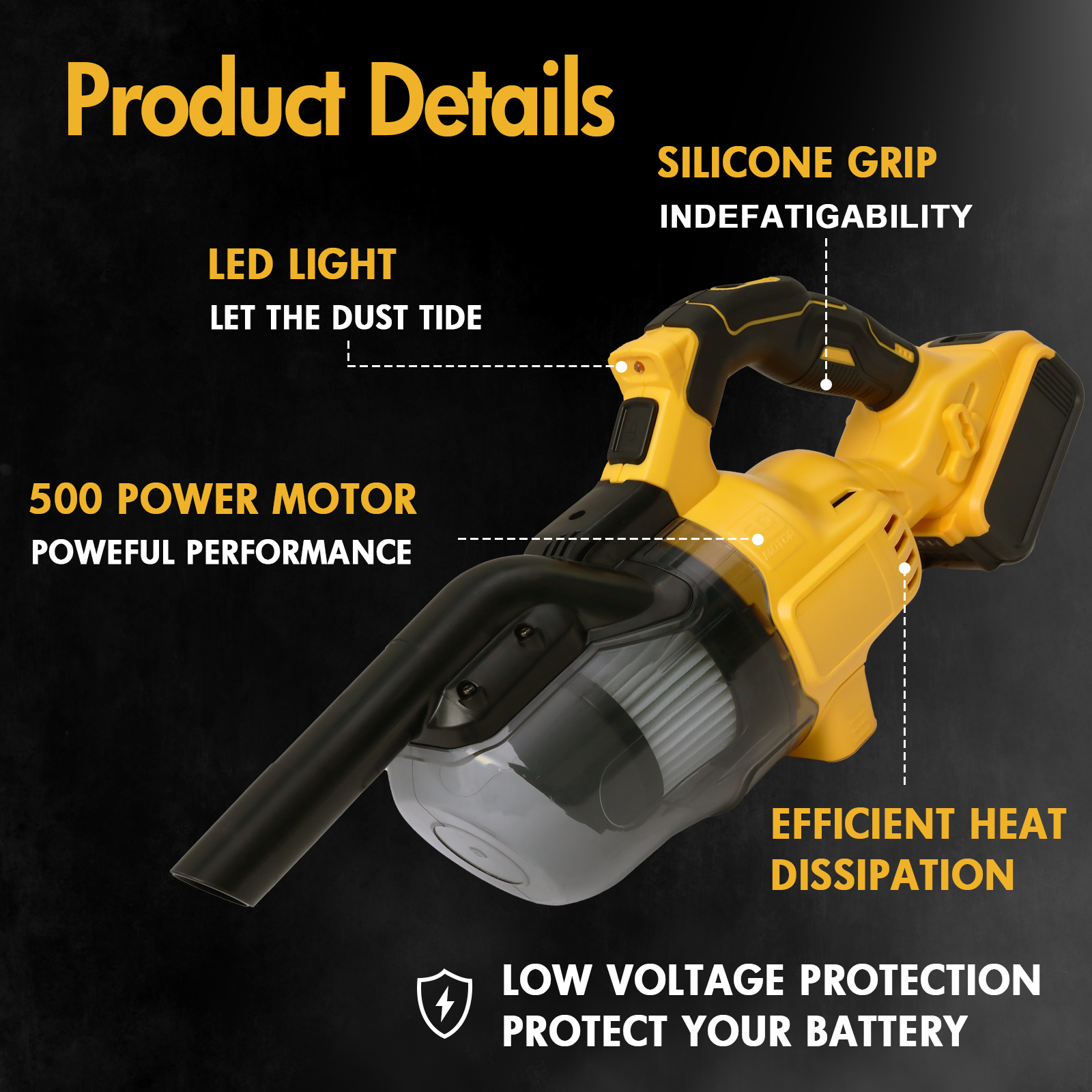 5 in 1 Cordless Handheld Vacuu – обзор и цена Power Tools Vacuum