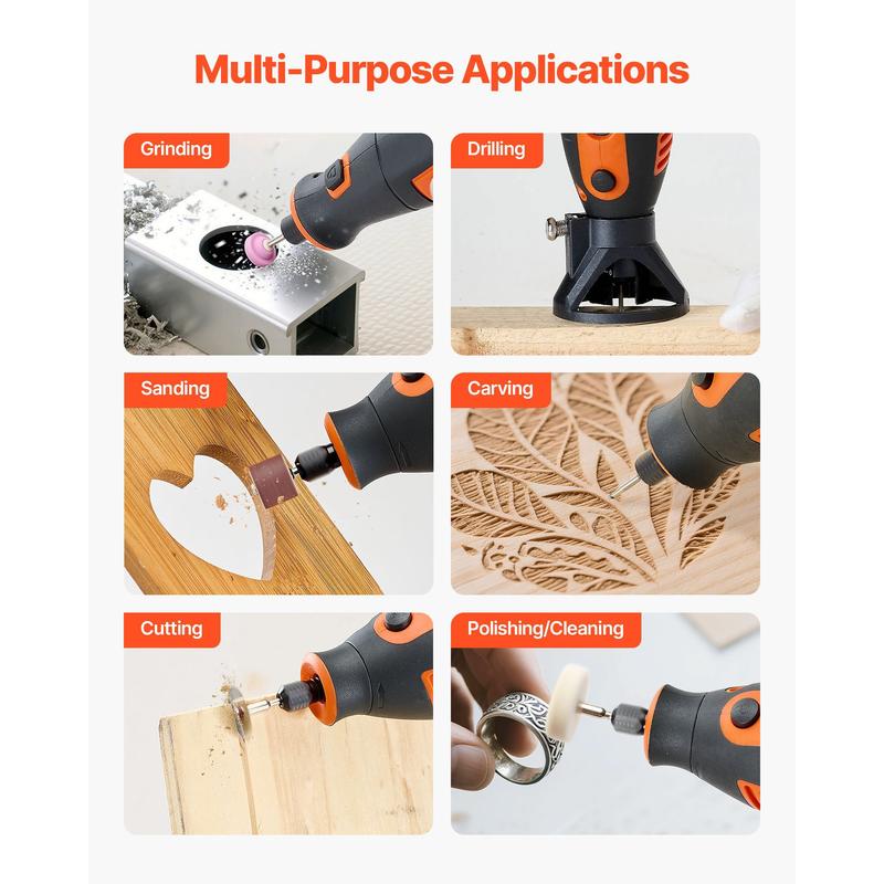 51-Piece Rotary Tool Kit, 200W – обзор и цена Power Tools Kits
